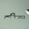 Jalibar 1974 Classic Silhouette Metal Wall Art - Tinvibe
