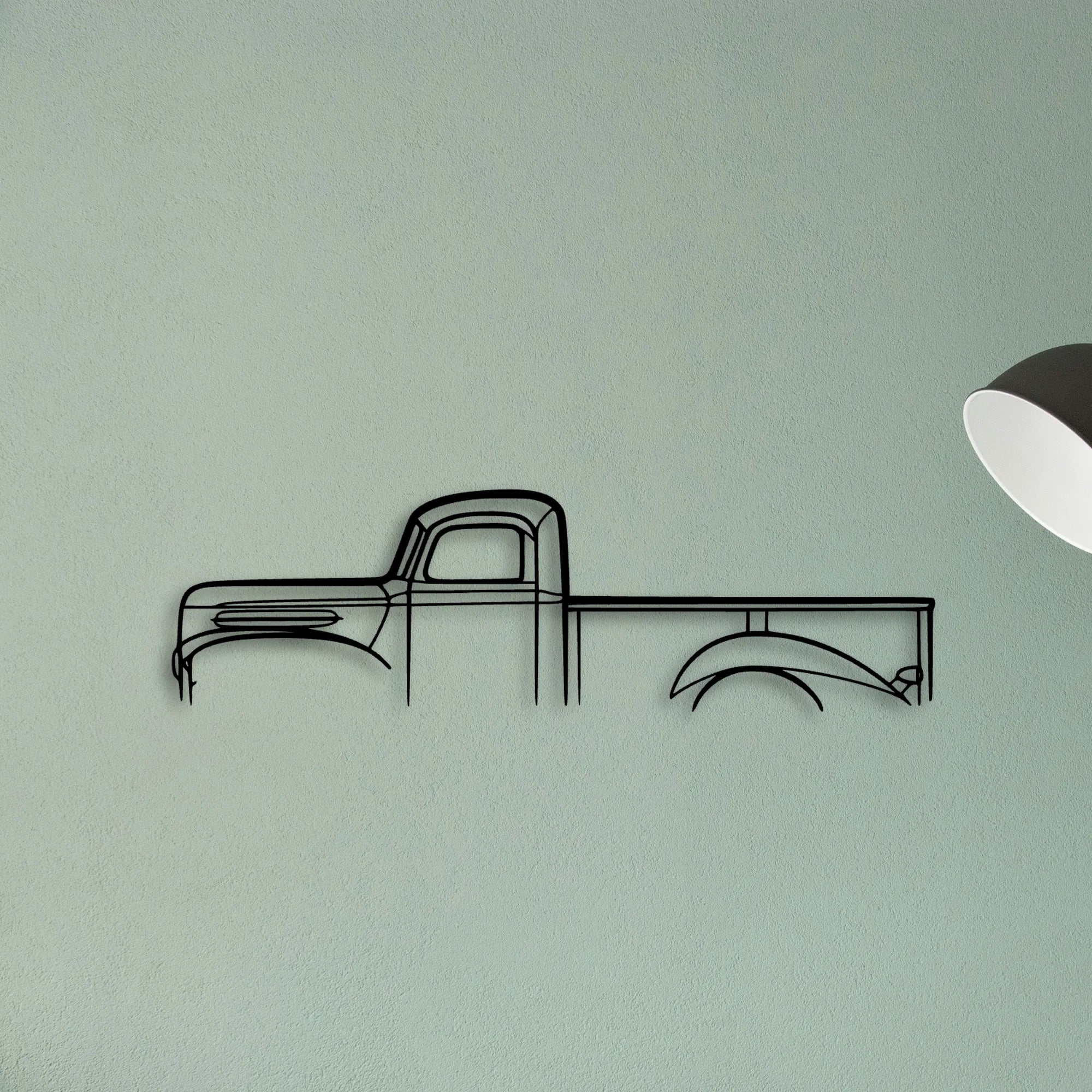 Jalibar 1974 Classic Silhouette Metal Wall Art - Tinvibe