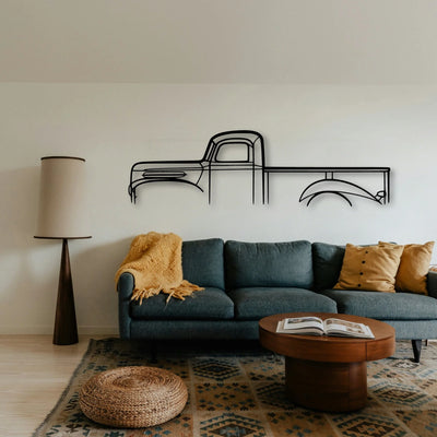 Jalibar 1974 Classic Silhouette Metal Wall Art - Tinvibe