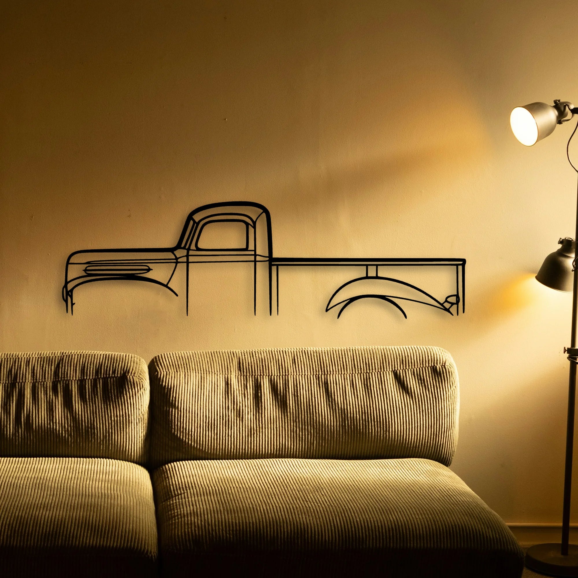 Jalibar 1974 Classic Silhouette Metal Wall Art - Tinvibe