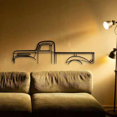 Jalibar 1974 Classic Silhouette Metal Wall Art - Tinvibe