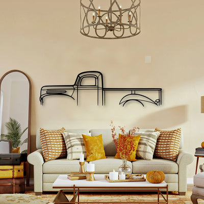 Jalibar 1974 Classic Silhouette Metal Wall Art - Tinvibe