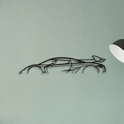 Jesko Classic Silhouette Metal Wall Art - Tinvibe