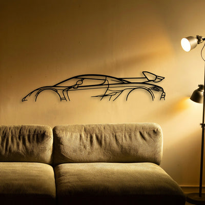 Jesko Classic Silhouette Metal Wall Art - Tinvibe