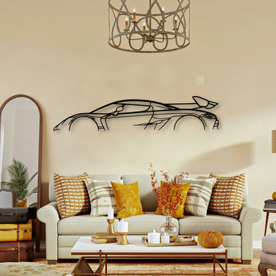 Jesko Classic Silhouette Metal Wall Art - Tinvibe