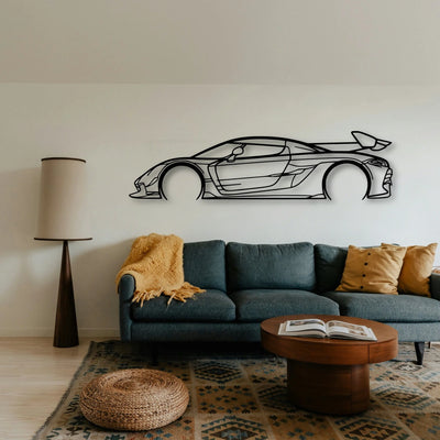 Jesko 2021 Classic Silhouette Metal Wall Art - Tinvibe