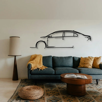 Jetta 2017 Classic Silhouette Metal Wall Art - Tinvibe