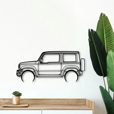 Jimny 2020 Classic Silhouette Metal Wall Art - Tinvibe