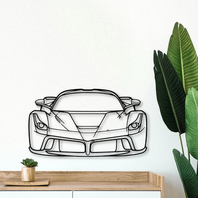 LA Classic Silhouette Metal Wall Art - Tinvibe