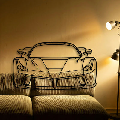 LA Classic Silhouette Metal Wall Art - Tinvibe