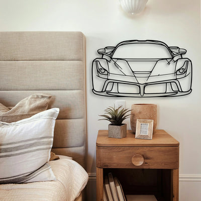 LA Classic Silhouette Metal Wall Art - Tinvibe