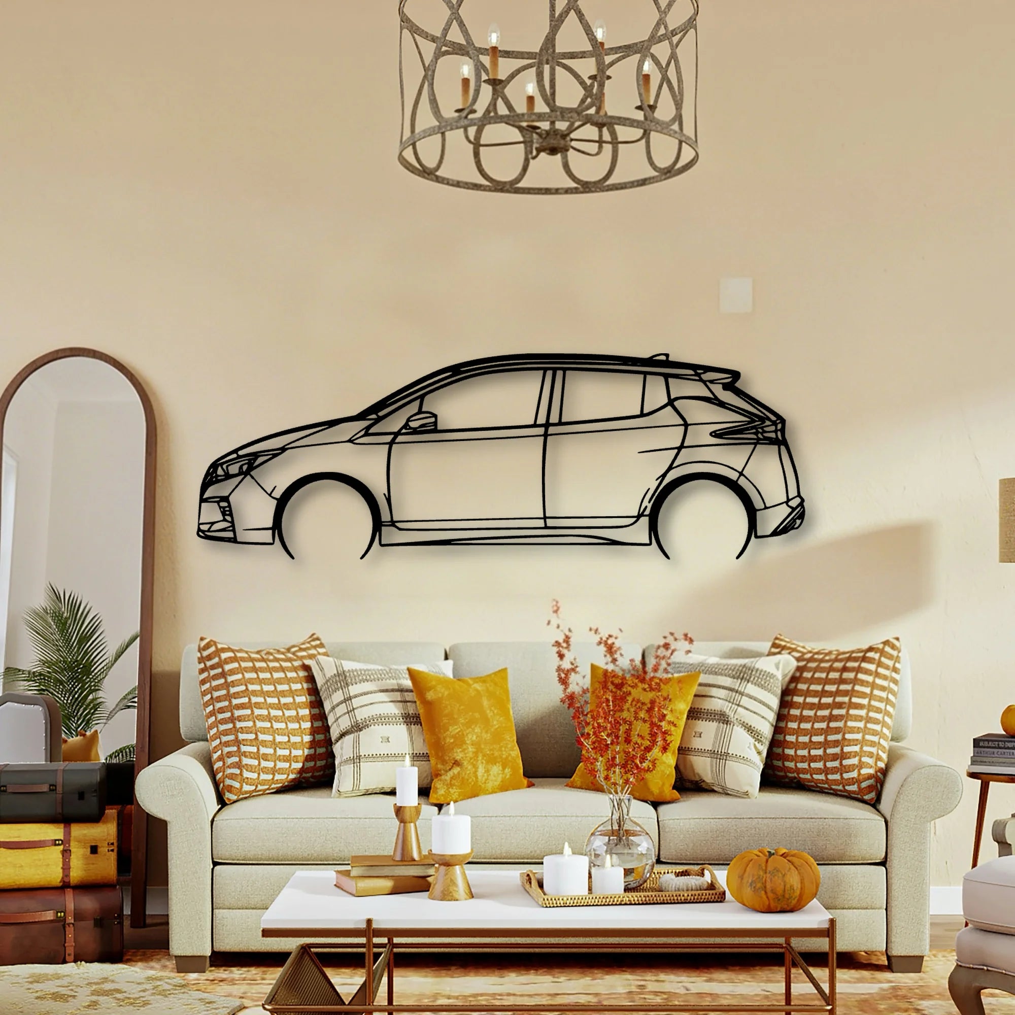 Leaf Nismo 2020 Classic Silhouette Metal Wall Art - Tinvibe