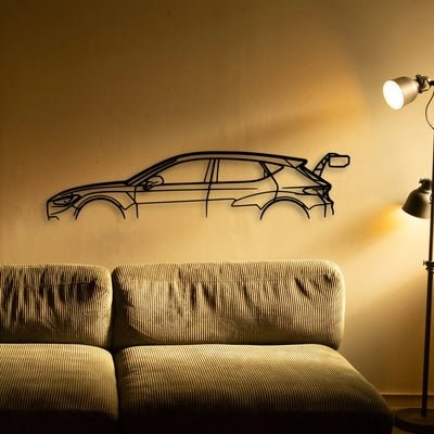 Leon TCR Classic Silhouette Metal Wall Art - Tinvibe