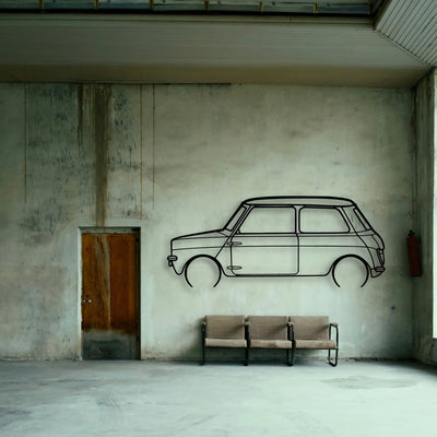 Leyland Classic Silhouette Metal Wall Art - Tinvibe