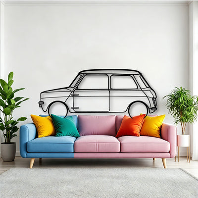 Leyland Classic Silhouette Metal Wall Art - Tinvibe