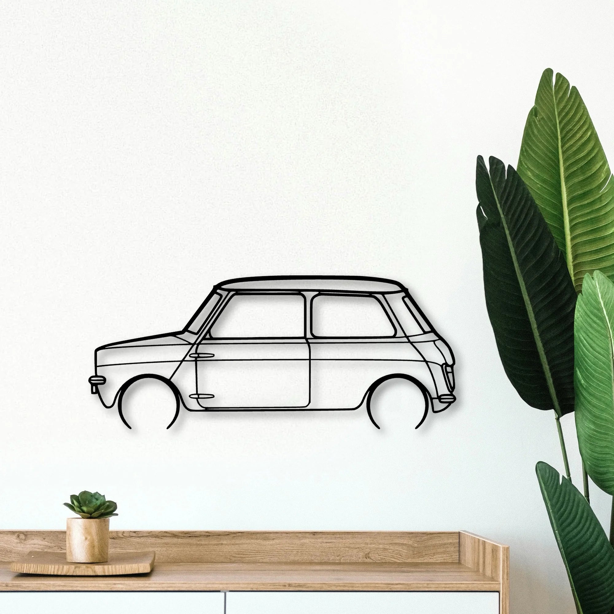 Leyland Classic Silhouette Metal Wall Art - Tinvibe