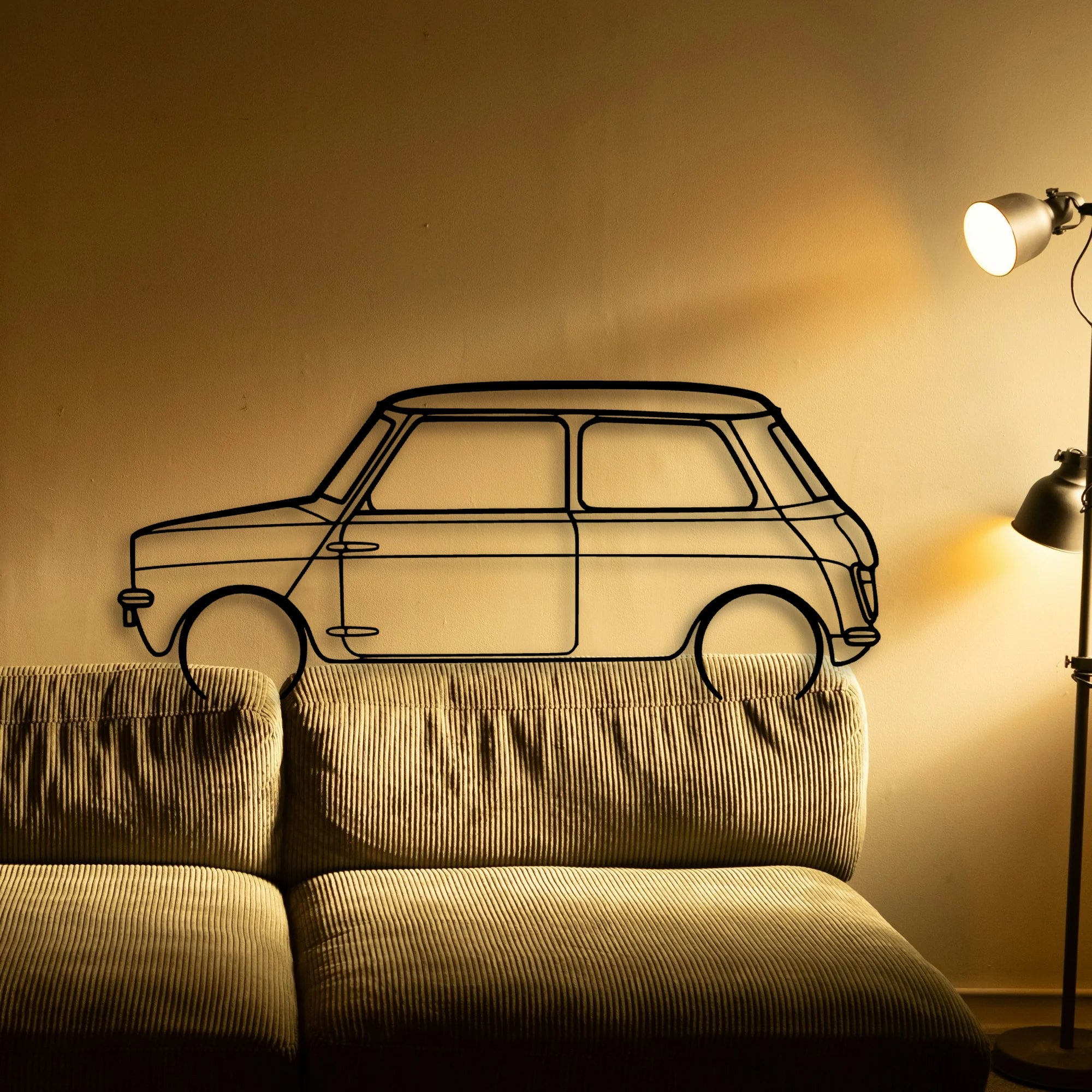 Leyland Classic Silhouette Metal Wall Art - Tinvibe