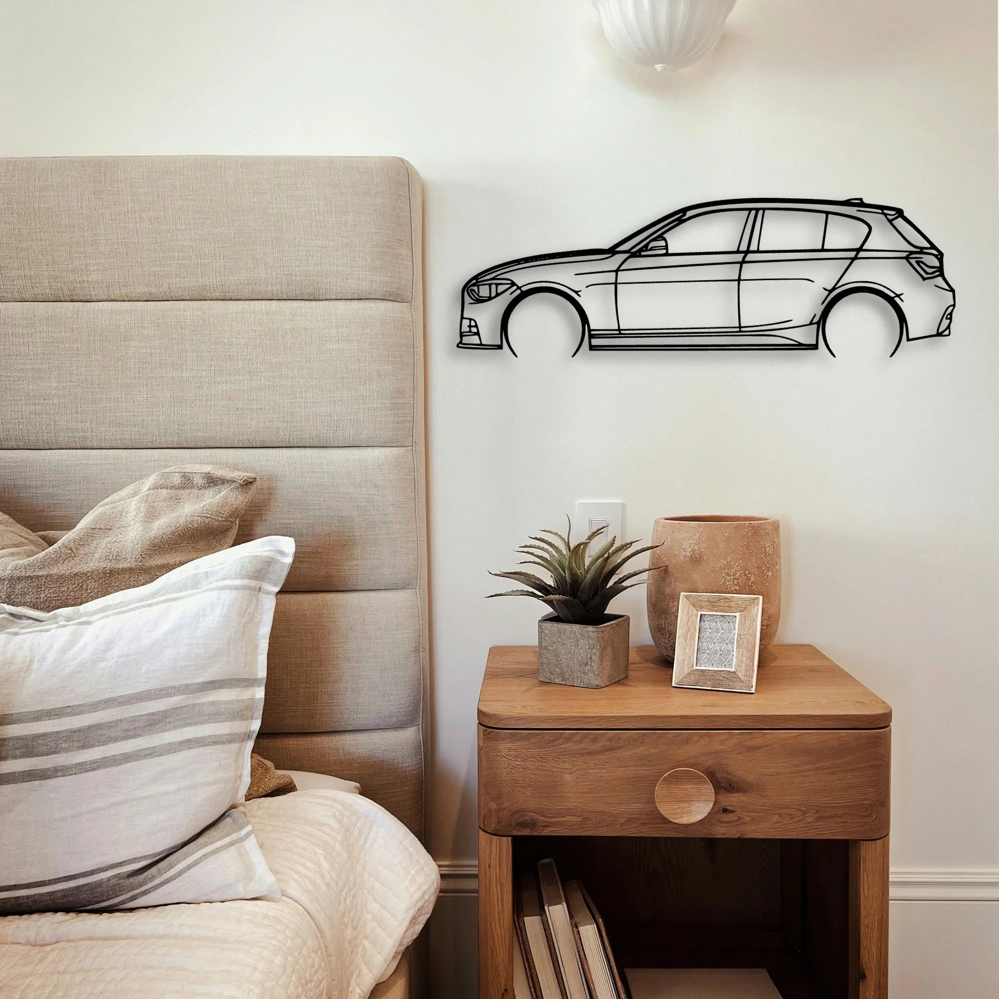 M135I 2014 Classic Silhouette Metal Wall Art - Tinvibe