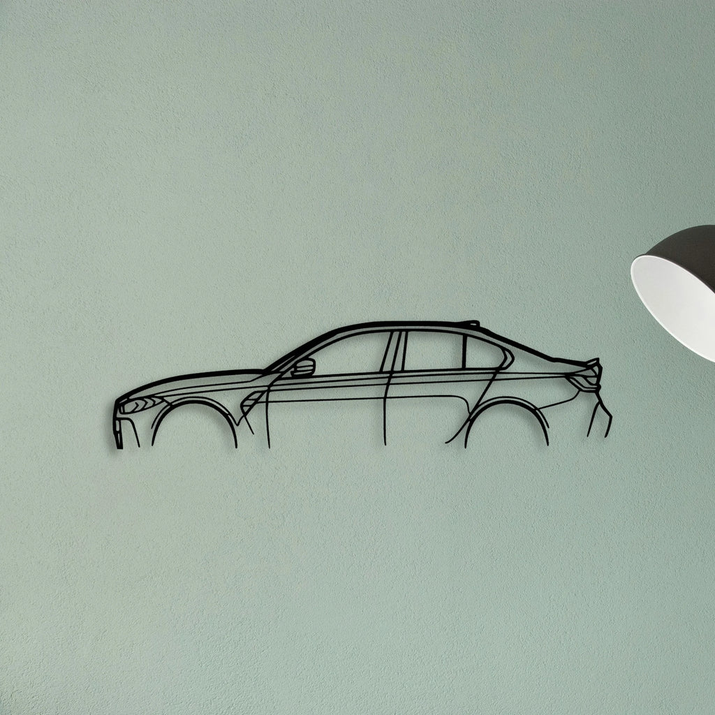 M3 G80 Classic Silhouette Metal Wall Art - Tinvibe