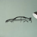 M4 GTS F82 Classic Silhouette Metal Wall Art - Tinvibe