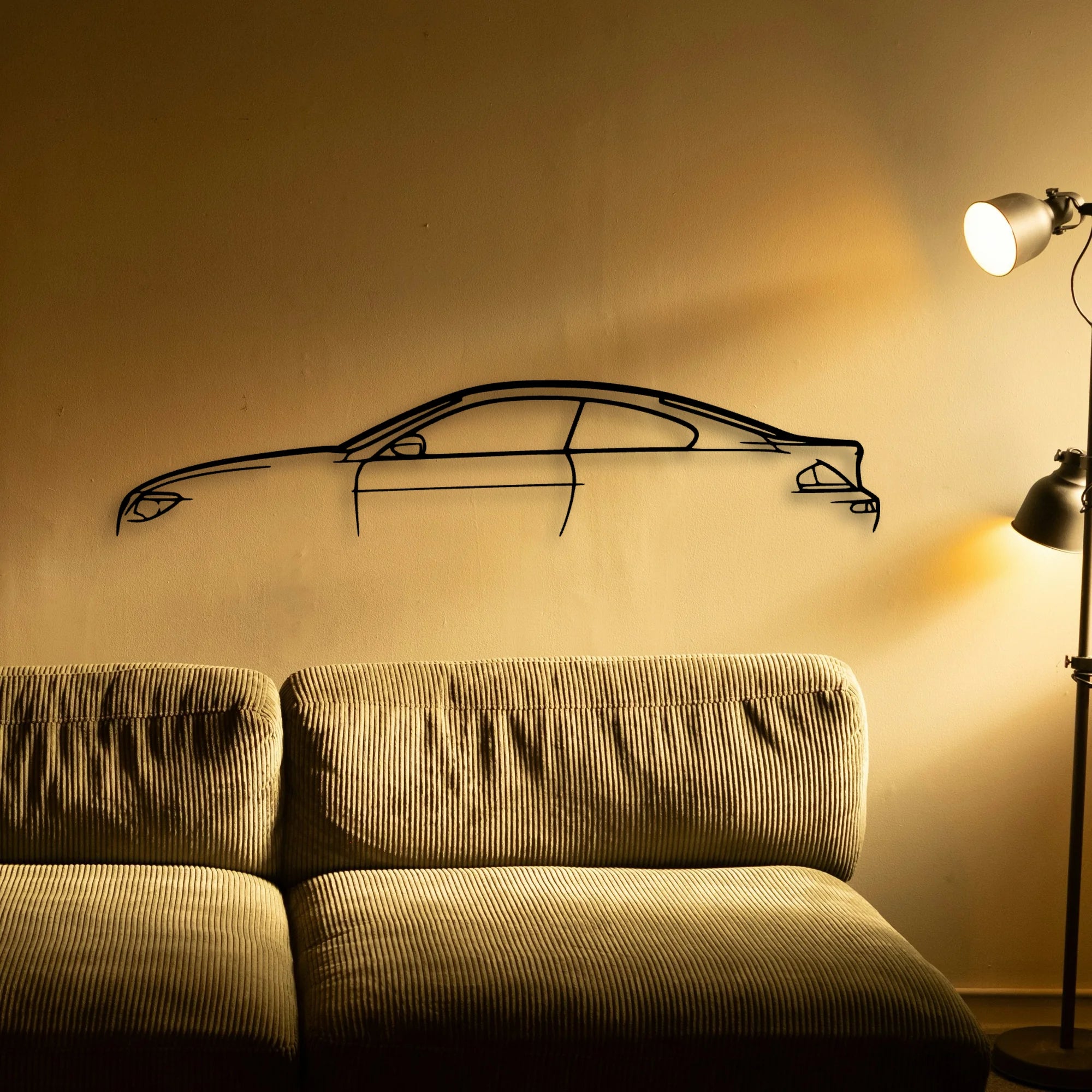 M6 E63 Classic Silhouette Metal Wall Art - Tinvibe