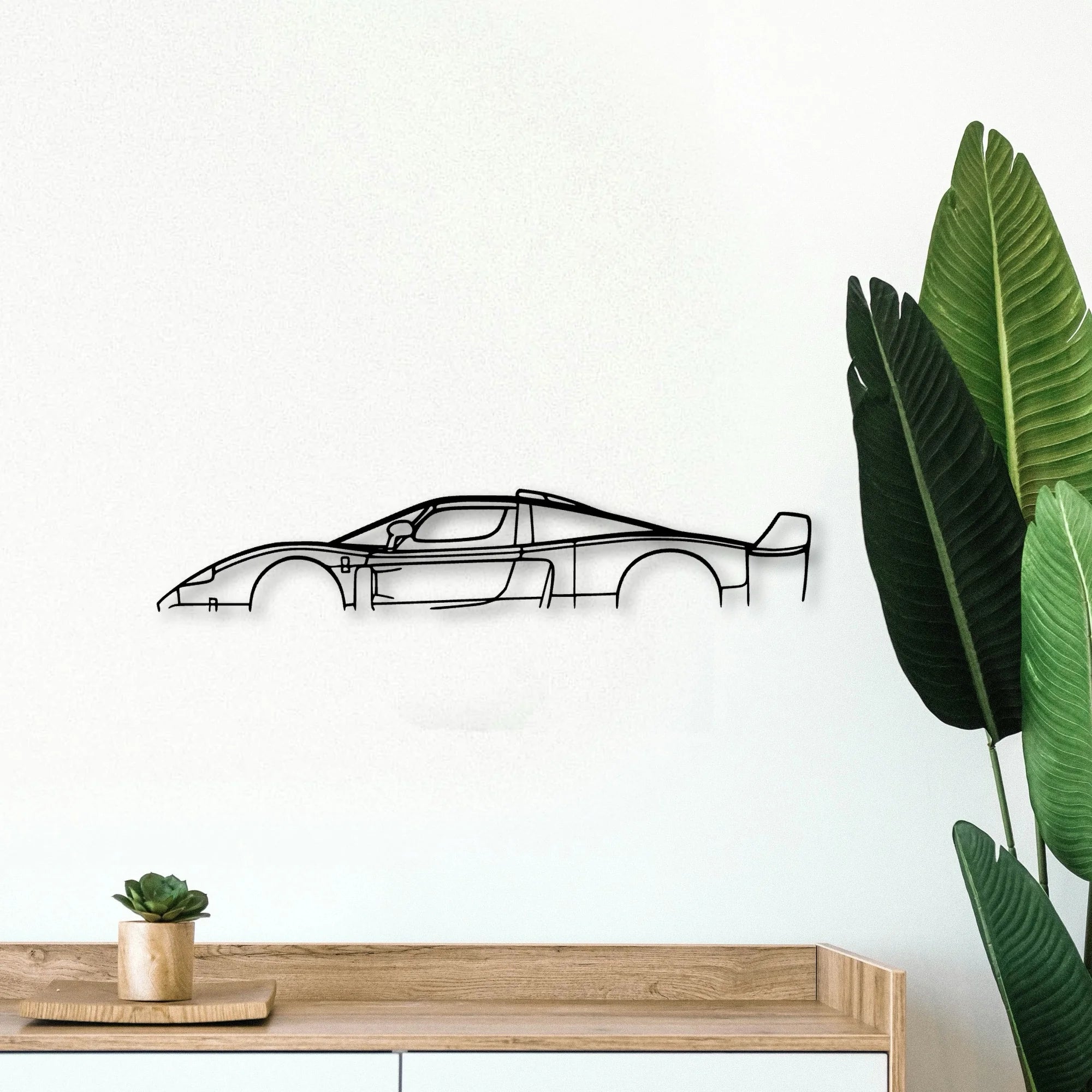 MC12 Classic Silhouette Metal Wall Art - Tinvibe