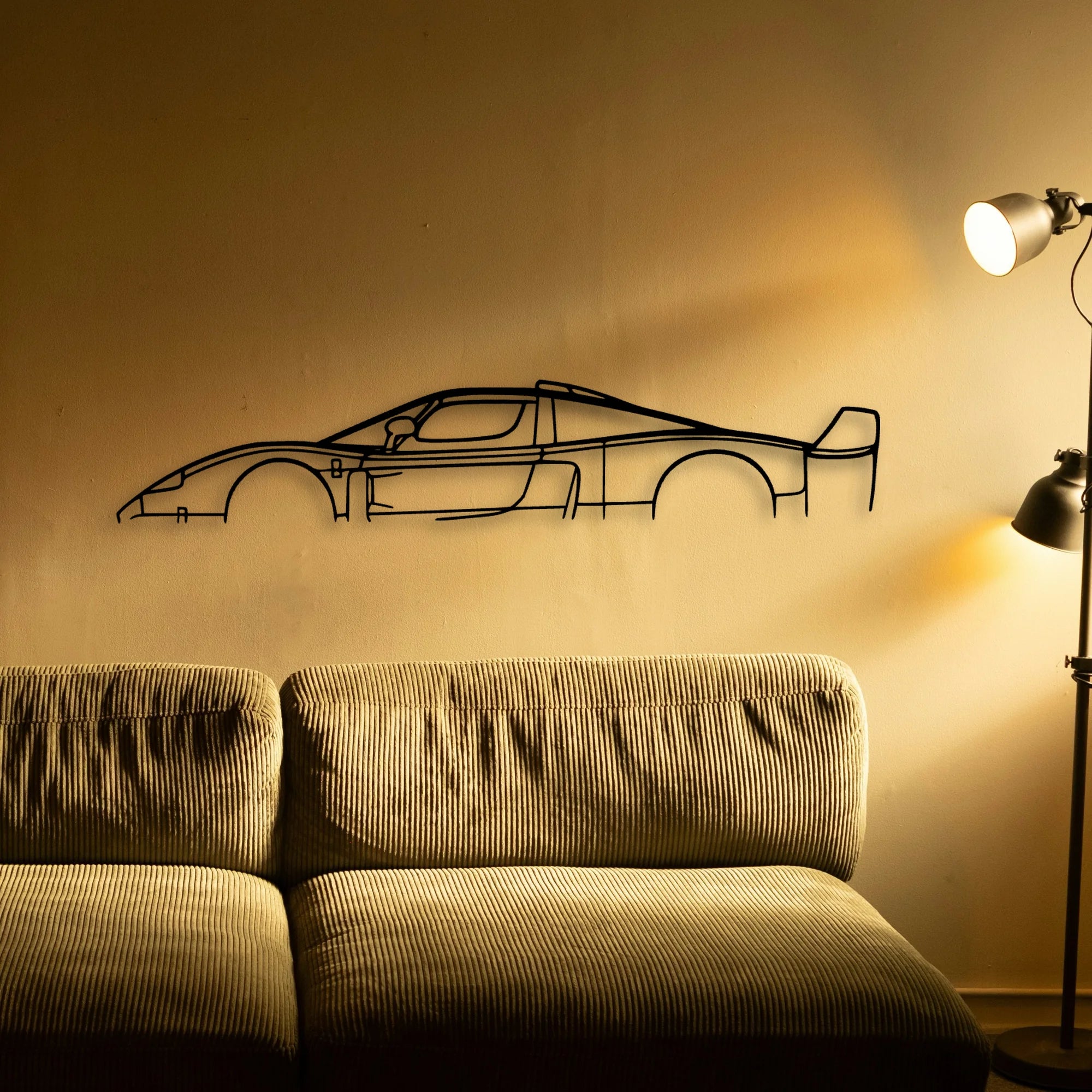 MC12 Classic Silhouette Metal Wall Art - Tinvibe