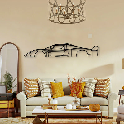 MC12 Classic Silhouette Metal Wall Art - Tinvibe