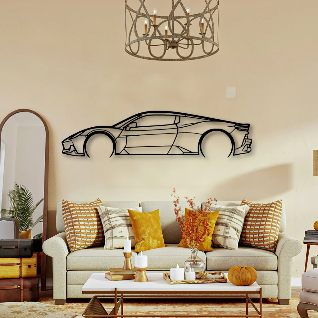 MC20 Classic Silhouette Metal Wall Art - Tinvibe