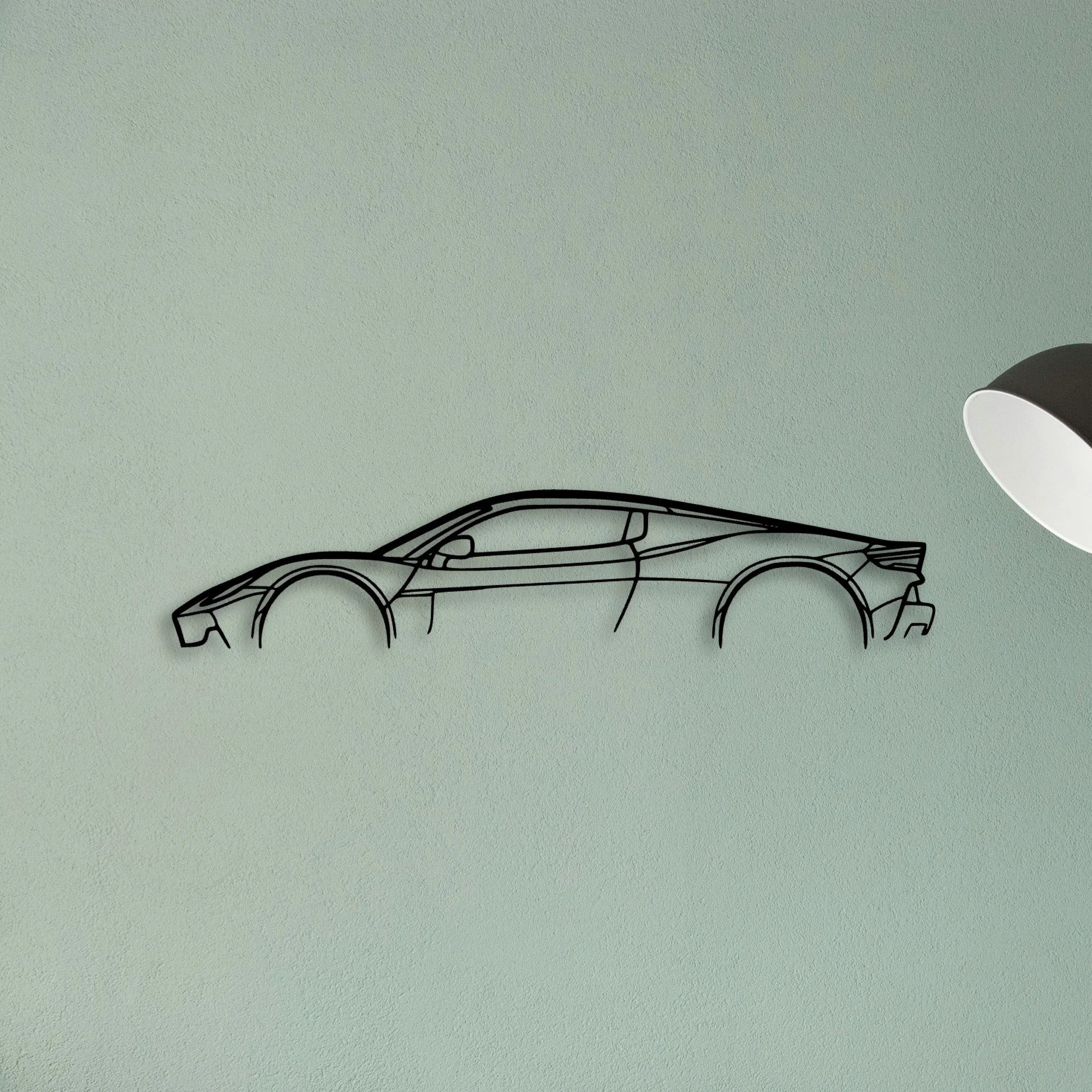 MC20 2 Classic Silhouette Metal Wall Art - Tinvibe