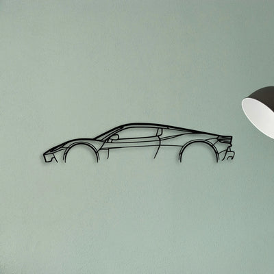 MC20 2 Classic Silhouette Metal Wall Art - Tinvibe