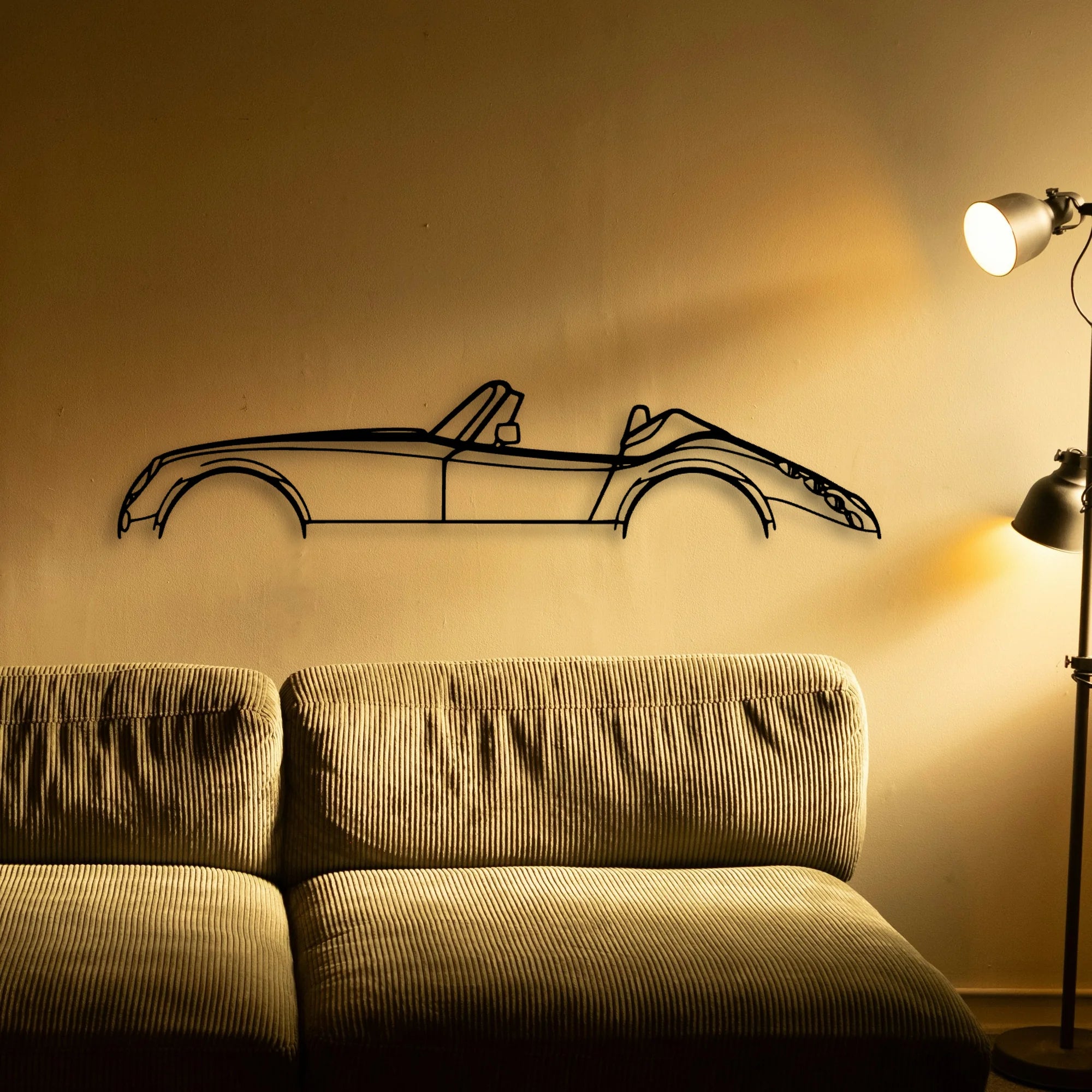 MF3 1998 Classic Silhouette Metal Wall Art - Tinvibe