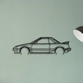 MR2 1986 Classic Silhouette Metal Wall Art - Tinvibe