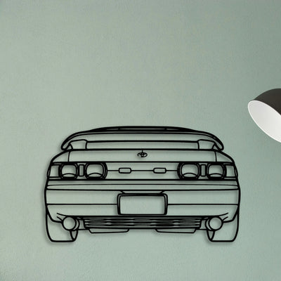 MR2 1993 Classic Silhouette Metal Wall Art - Tinvibe