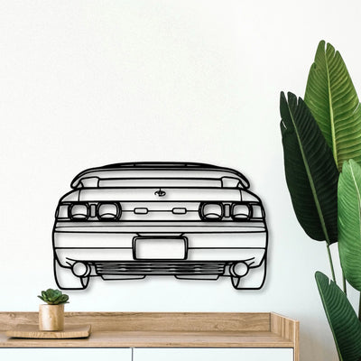 MR2 1993 Classic Silhouette Metal Wall Art - Tinvibe