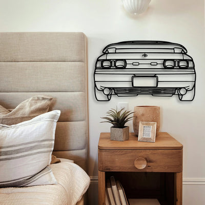 MR2 1993 Classic Silhouette Metal Wall Art - Tinvibe