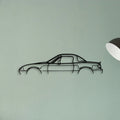 MX 5 1992 Classic Silhouette Metal Wall Art - Tinvibe