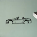 MX 5 NC 2014 Classic Silhouette Metal Wall Art - Tinvibe