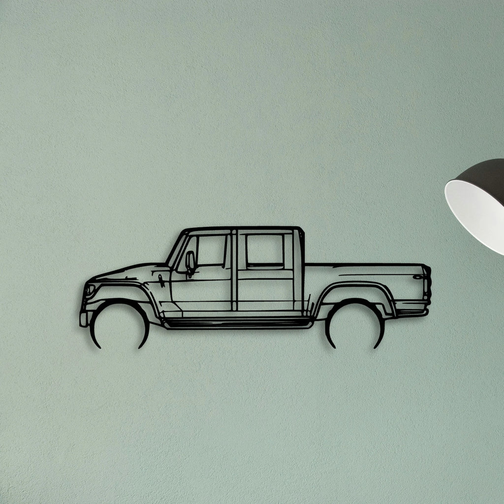 MXT Classic Silhouette Metal Wall Art - Tinvibe