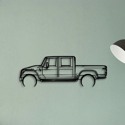 MXT Classic Silhouette Metal Wall Art - Tinvibe