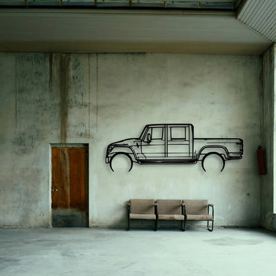 MXT Classic Silhouette Metal Wall Art - Tinvibe