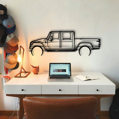 MXT Classic Silhouette Metal Wall Art - Tinvibe