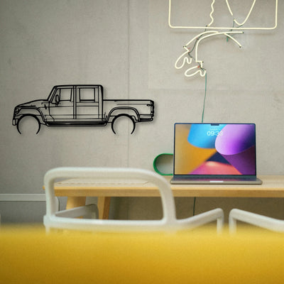 MXT Classic Silhouette Metal Wall Art - Tinvibe