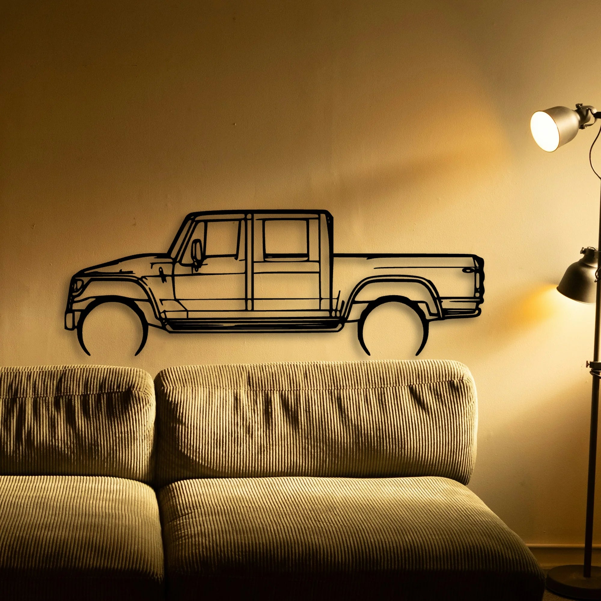 MXT Classic Silhouette Metal Wall Art - Tinvibe