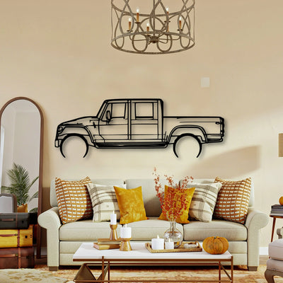 MXT Classic Silhouette Metal Wall Art - Tinvibe