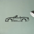 MX 5 NB Classic Silhouette Metal Wall Art - Tinvibe