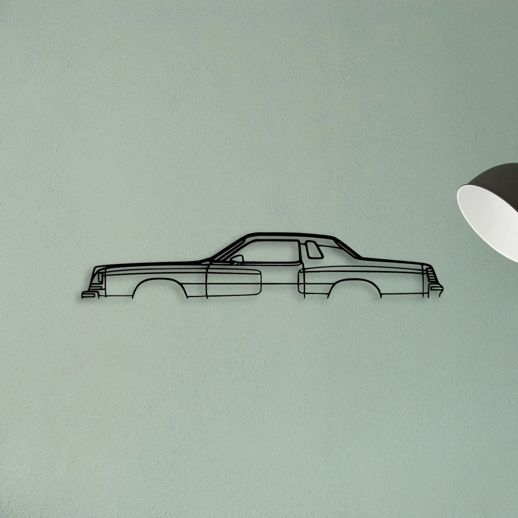 Magnum 1979 Classic Silhouette Metal Wall Art - Tinvibe