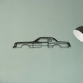 Magnum 1979 Classic Silhouette Metal Wall Art - Tinvibe