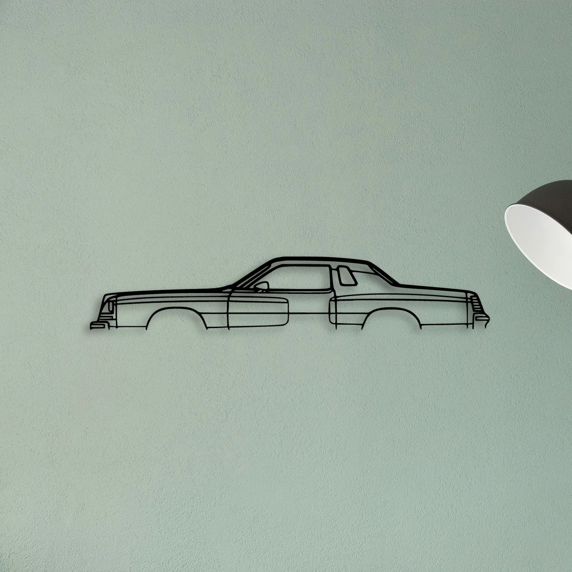 Magnum 1979 Classic Silhouette Metal Wall Art - Tinvibe