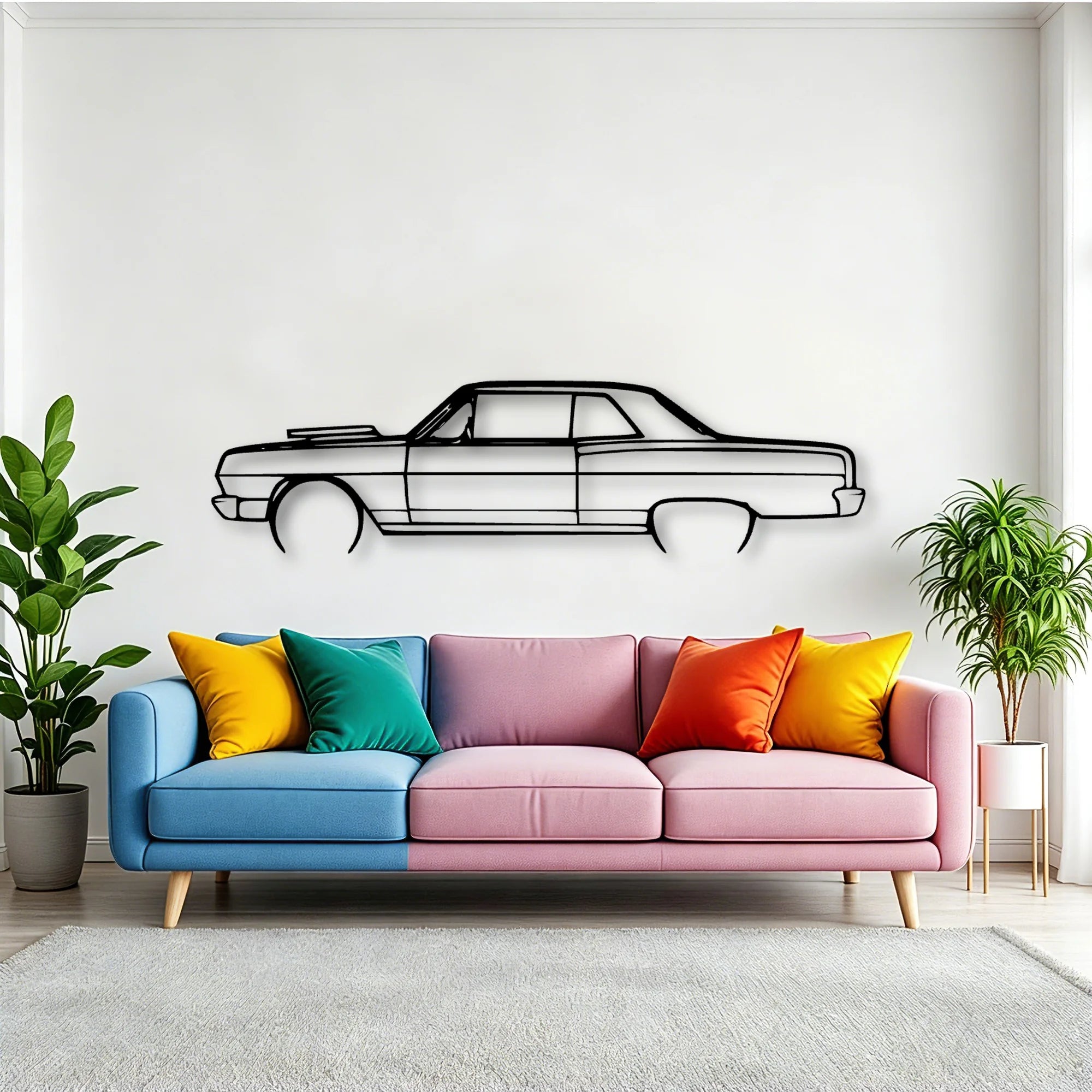 Mali SS 1965 Classic Silhouette Metal Wall Art - Tinvibe
